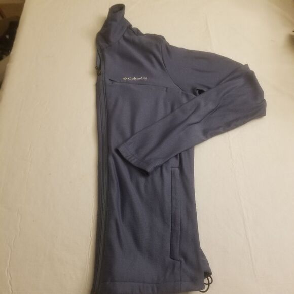 Columbia Zinc Blue Full Zip Lightweight Ascender Jacket Pockets Men's Size Small - Picture 6 of 10